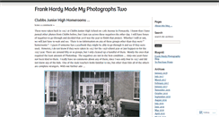 Desktop Screenshot of frankhardymademyphotographstwo.com